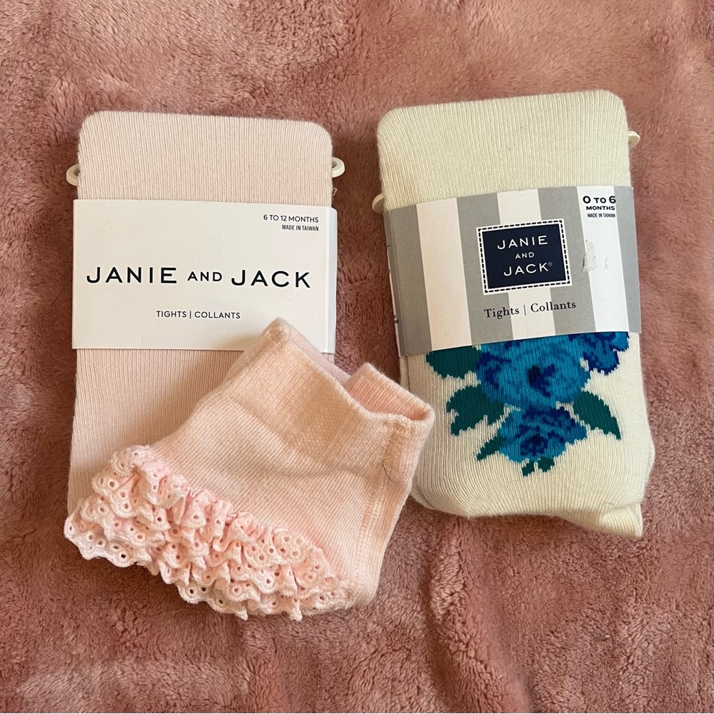Janie and Jack Tights Bundle
